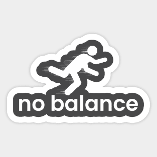 No Balance Sticker